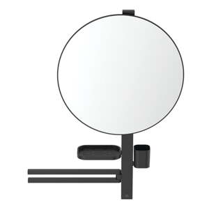 Nástenné zrkadlo s poličkou/s vešiakom ø 51 cm ALU+ – Ideal Standard