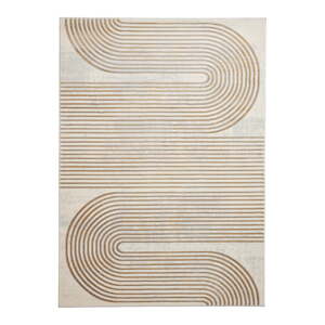 Koberec vo svetlosivo-zlatej farbe 80x150 cm Apollo – Think Rugs