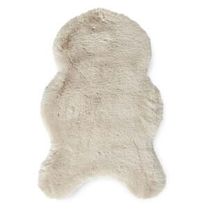 Krémovobiela syntetická kožušina 60x90 cm Super Teddy – Think Rugs
