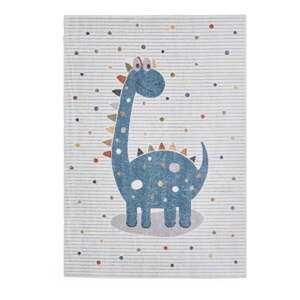 Modro-svetlosivý detský koberec 80x150 cm Vida Kids Dinosaur – Think Rugs