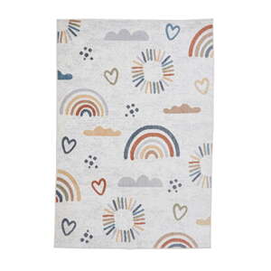 Krémovobiely detský koberec 80x150 cm Vida Kids Rainbow – Think Rugs