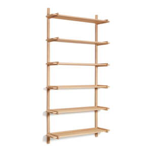 Modulárny policový systém z dubového dreva v prírodnej farbe 110x202 cm Sitra – Kave Home