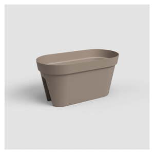 Závesný kvetináč na zábradlie z recyklovaného plastu 60 cm Capri – Artevasi