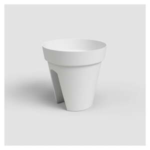 Kvetináč na zábradlie z recyklovaného plastu ø 30 cm Capri – Artevasi