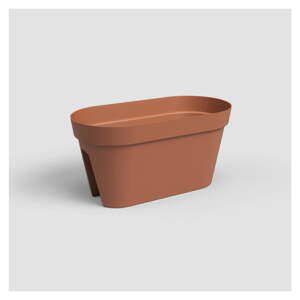 Závesný kvetináč na zábradlie z recyklovaného plastu 60 cm Capri – Artevasi