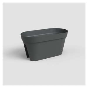 Závesný kvetináč na zábradlie z recyklovaného plastu 60 cm Capri – Artevasi