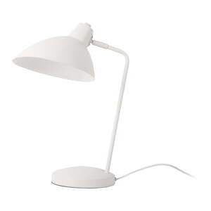 Biela stolová lampa s kovovým tienidlom (výška 49 cm) Casque – Leitmotiv