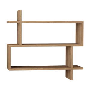 Poschodová polica v dekore duba v prírodnej farbe 70 cm Paralel – Kalune Design
