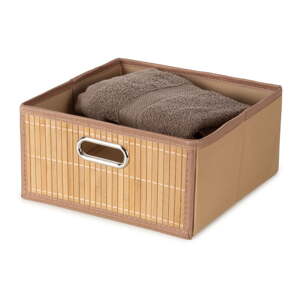 Bambusový úložný box v prírodnej farbe 31x31x15 cm – Compactor
