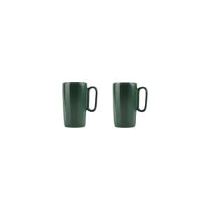 Tmavozelené kameninové hrnčeky v súprave 2 ks 330 ml Fuori – Vialli Design
