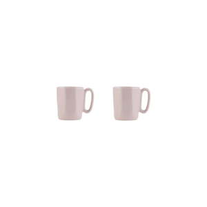 Ružové hrnčeky na espresso z kameniny v súprave 2 ks 80 ml Fuori – Vialli Design