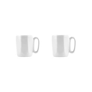 Biele hrnčeky na espresso z kameniny v súprave 2 ks 80 ml Fuori – Vialli Design