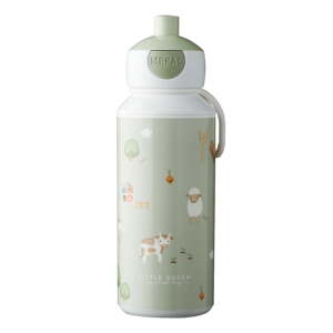 Svetlozelená detská fľaša 400 ml Little farm – Mepal