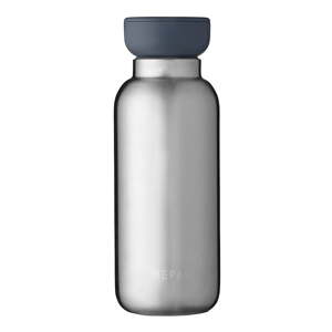 Fľaša z nehrdzavejúcej ocele v striebornej farbe 350 ml Natural brushed – Mepal