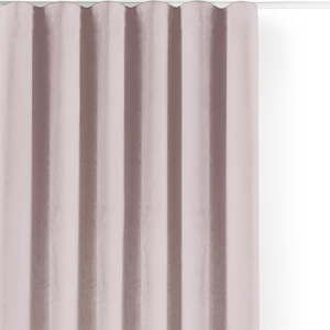 Svetloružový zamatový dimout záves 400x270 cm Velto – Filumi