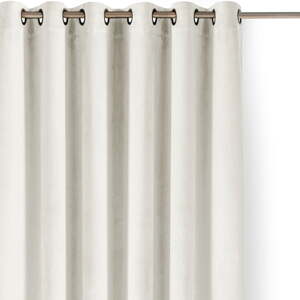 Krémový zamatový dimout záves 530x225 cm Velto – Filumi