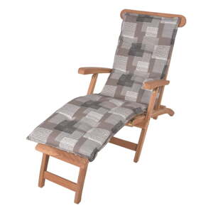 Sivý záhradný sedák na ležadlo 52x170 cm Stoke – Sun Garden