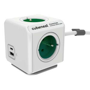 Rozbočovacia zásuvka PowerCube Extended USB – Cubenest