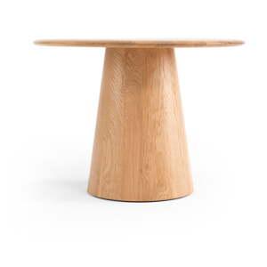 Okrúhly odkladací stolík z dubového dreva ø 55 cm Mushroom – Gazzda