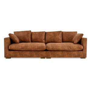Koňakovohnedá pohovka 266 cm Comfy – Scandic