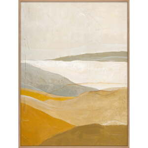 Ručne maľovaný obraz 90x120 cm Yellow Field – Malerifabrikken