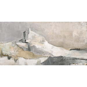 Obraz s ručne maľovanými prvkami 140x70 cm Nordic Shapes – Malerifabrikken