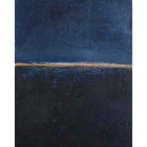 Ručne maľovaný obraz 78x98 cm Edge Blue – Malerifabrikken