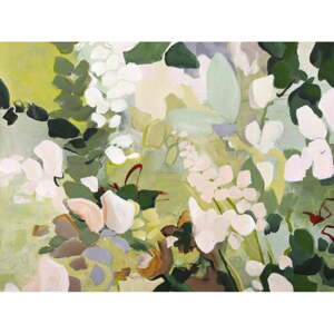 Obraz s ručne maľovanými prvkami 90x118 cm Green Garden – Malerifabrikken