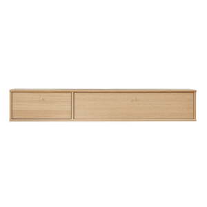 TV stolík v dekore duba v prírodnej farbe 133x22 cm Mistral – Hammel Furniture