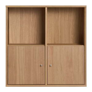 Závesná knižnica v dekore duba v prírodnej farbe 70x70 cm Mistral – Hammel Furniture