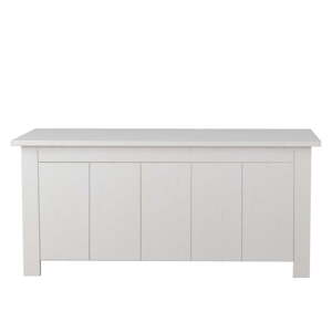 Biela truhlica z borovicového dreva 100x45 cm Bertram – Støraa