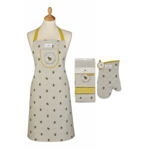 Utierky, zástera a chňapka v súprave 5 ks Bumble Bees – Cooksmart ®