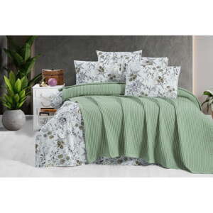 Zelený bavlnený pléd 220x240 cm Waffle – Mila Home