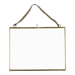Kovový rámček na stenu v zlatej farbe 20x15 cm – Rex London