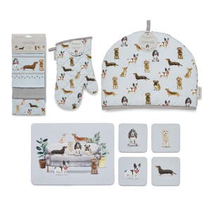 Súprava kuchynského textilu 13 ks Curious Dogs – Cooksmart ®