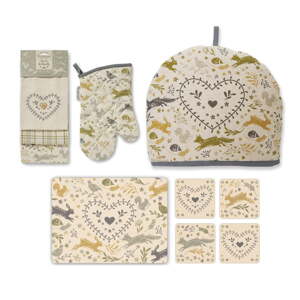 Súprava kuchynského textilu 13 ks Woodland – Cooksmart ®