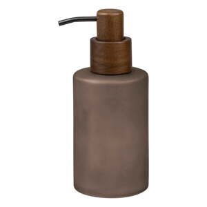 Hnedý sklenený dávkovač mydla 280 ml Modest – Mette Ditmer Denmark