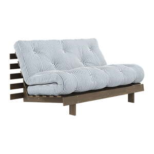 Biela/svetlo modrá rozkladacia pohovka 140 cm Roots - Karup Design