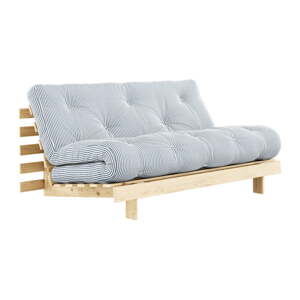 Biela/svetlo modrá rozkladacia pohovka 160 cm Roots - Karup Design