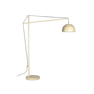 Svetložltá stojacia lampa (výška 180 cm) Liwa – Dutchbone