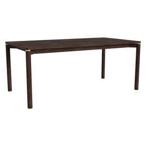 Hnedý rozkladací jedálenský stôl 95x180 cm Arun – Unique Furniture