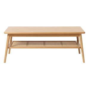Konferenčný stolík s doskou v dubovom dekore v prírodnej farbe 60x120 cm Barrali – Unique Furniture