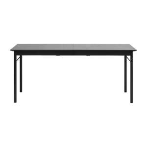 Čierny jedálenský stôl 95x180 cm Savona – Unique Furniture