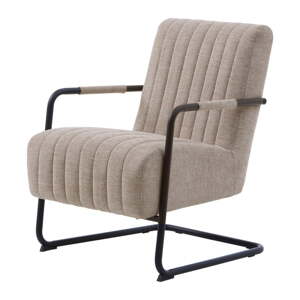 Béžové kreslo Trout – Unique Furniture