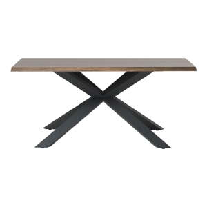 Hnedý jedálenský stôl s doskou v dubovom dekore 90x160 cm Arno – Unique Furniture