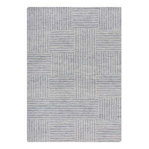 Svetlomodrý ručne tkaný vlnený koberec 200x290 cm Memphis Wool – Flair Rugs