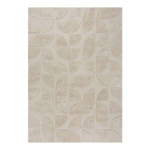 Krémový ručne tkaný bavlnený koberec 160x230 cm Ada Arch Geo – Flair Rugs