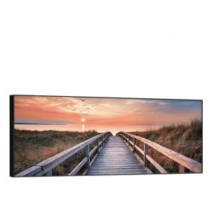 Obraz 150x60 cm Beach Footbridge