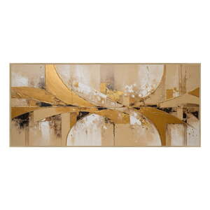 Obraz 150x60 cm Gold Abstraction