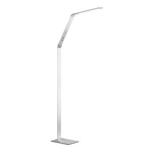 LED stmievateľná stojacia lampa v striebornej farbe (výška 133 cm) Geri – Fischer & Honsel